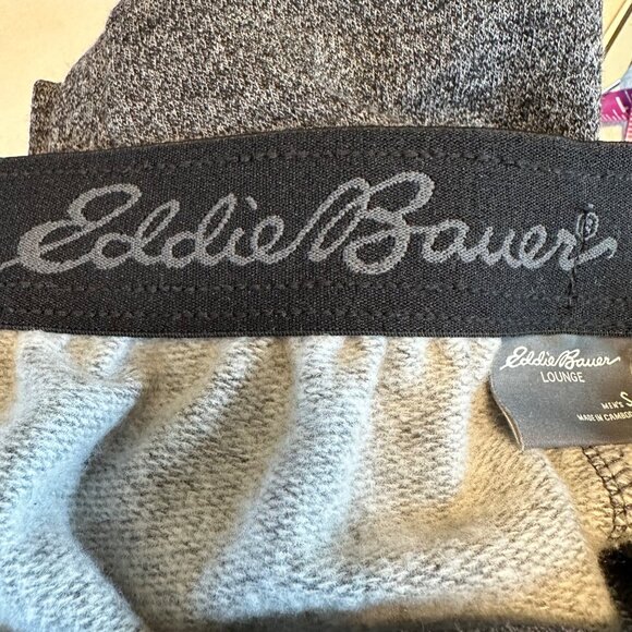 Eddie Bauer Mens Gray Pull On Elastic Waist Lounge Pants Size S - Picture 9 of 9